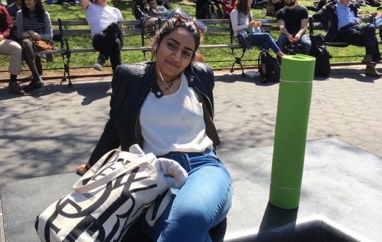 Aqsa, Chillin’ in Washington Square Park