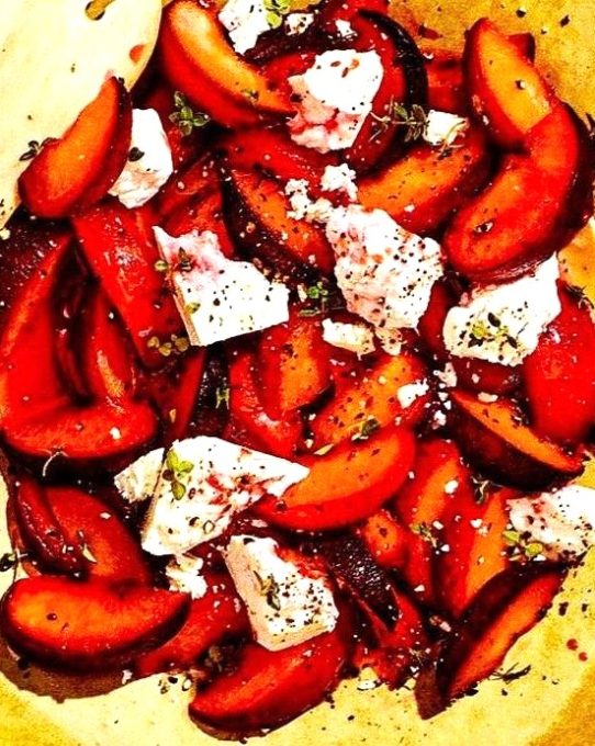 PLUM AND FETA SALAD