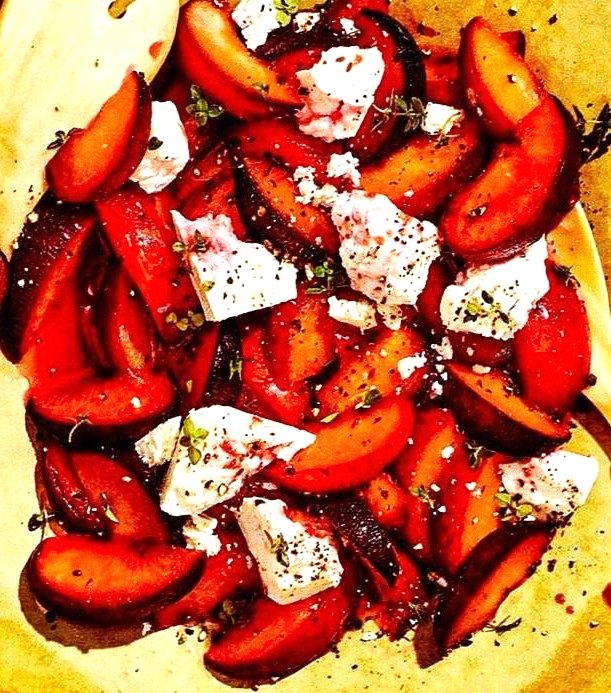 PLUM AND FETA SALAD