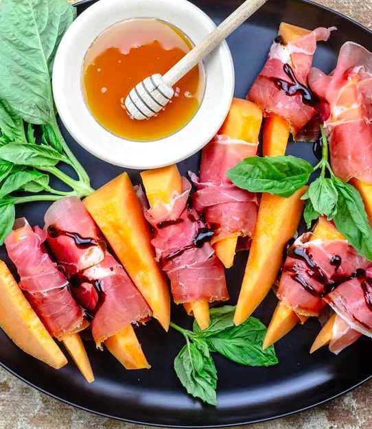 MELON AND PROSCIUTTO