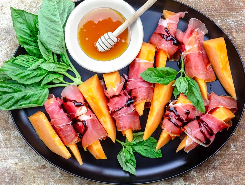 MELON AND PROSCIUTTO