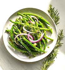 GREEN BEAN SALAD WITH PICKLED ONIONS