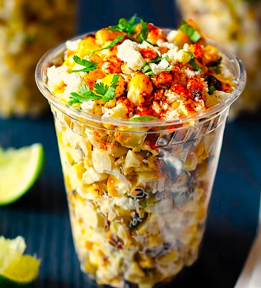 MEXICAN STREET CORN IN A CUP